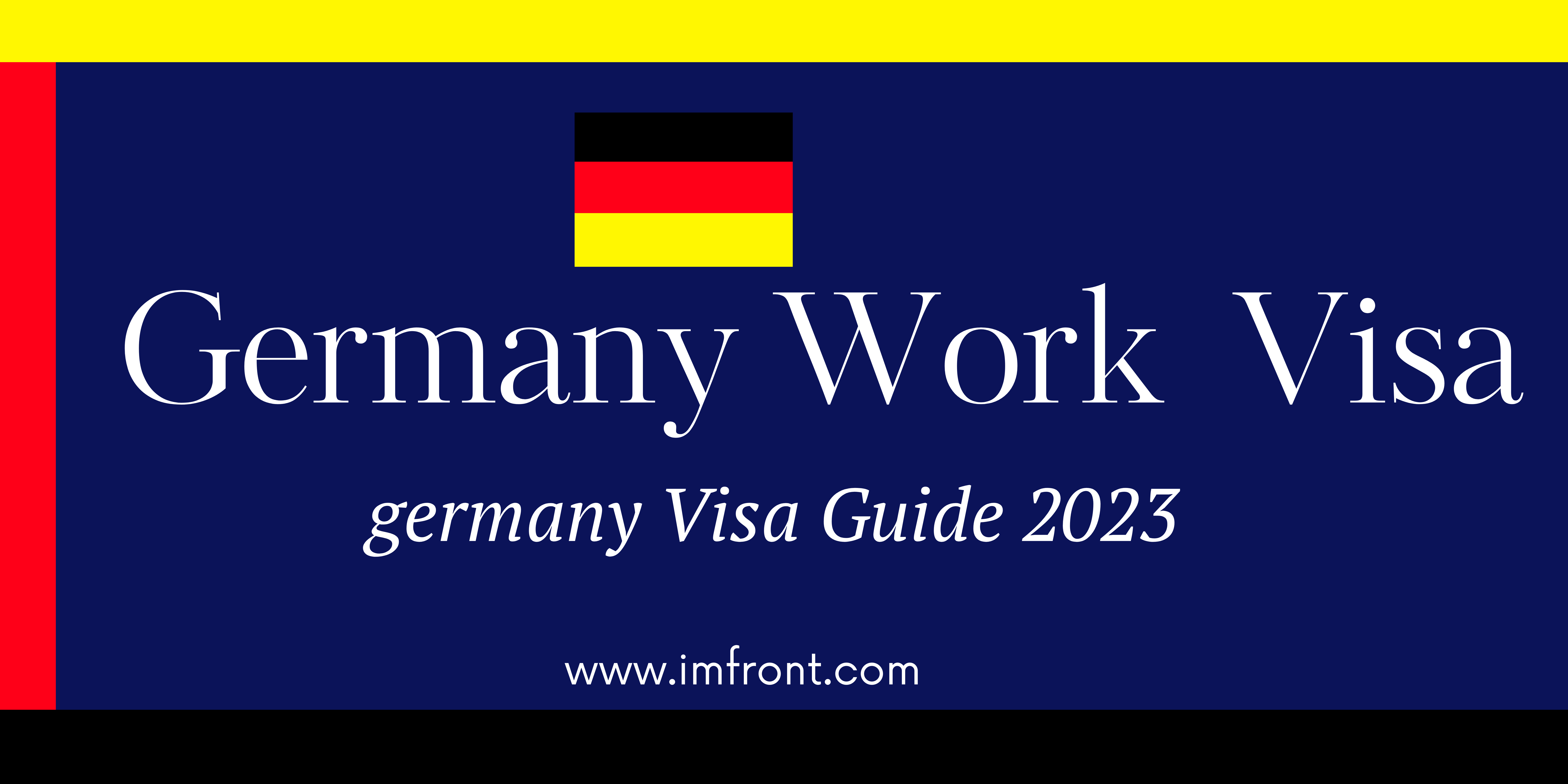 Germany Work Visa 2023. Germany facility Card for Job Seekers